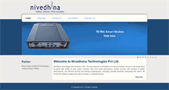 Desktop Screenshot of nivedhanatek.com