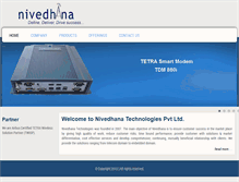 Tablet Screenshot of nivedhanatek.com